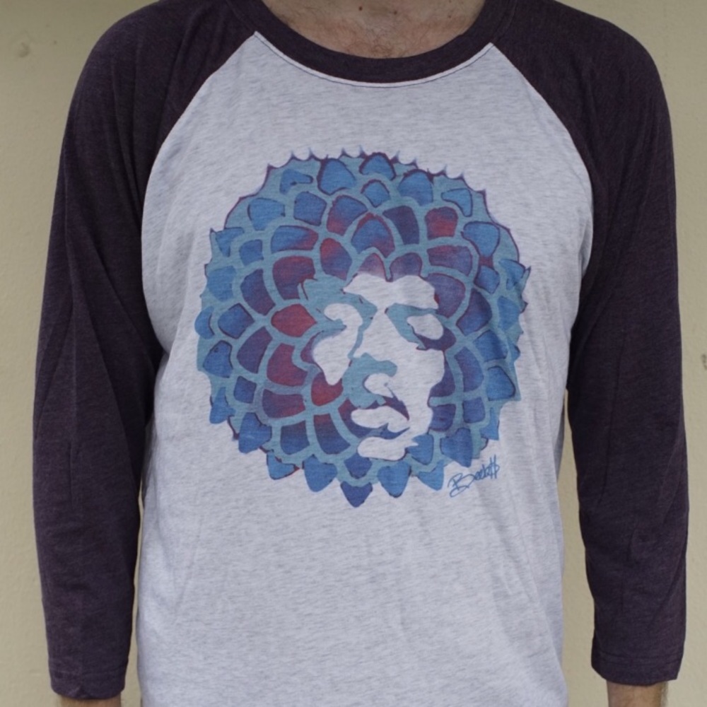 Lotus Jimi 3/4 sleeve baseball tee